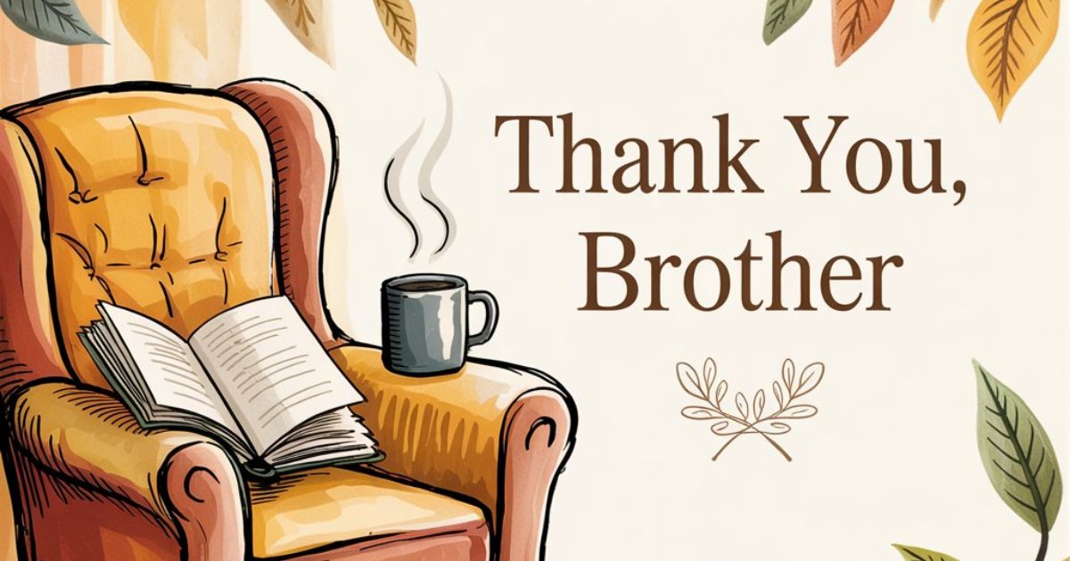 105 Heartfelt Thank You Messages for Your Brother