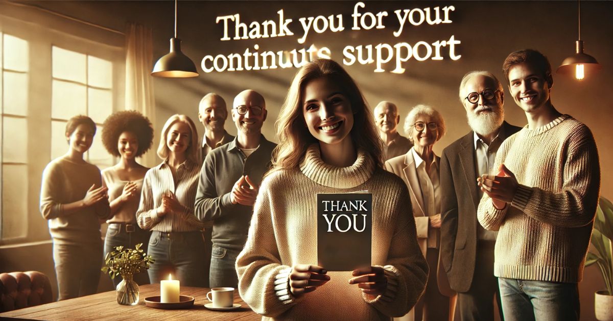 180 Thank You Messages For Continuous Support