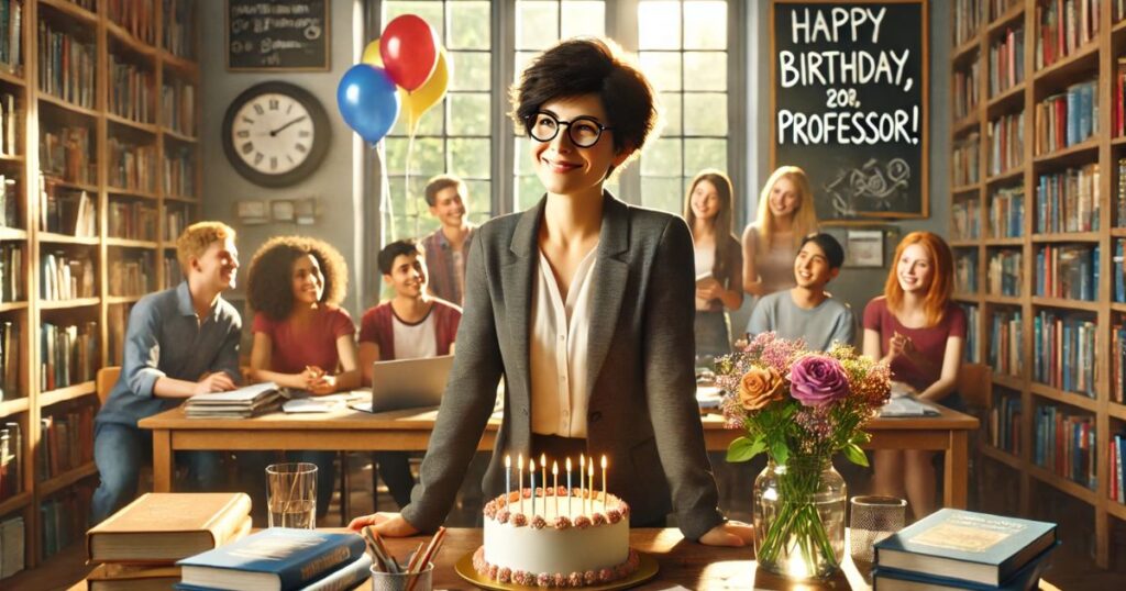 Birthday Wishes for a Female Professor