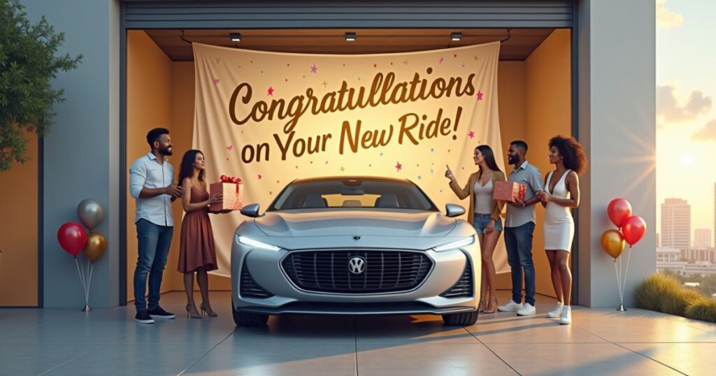 Complimentary Message on Getting a New Car to Friend