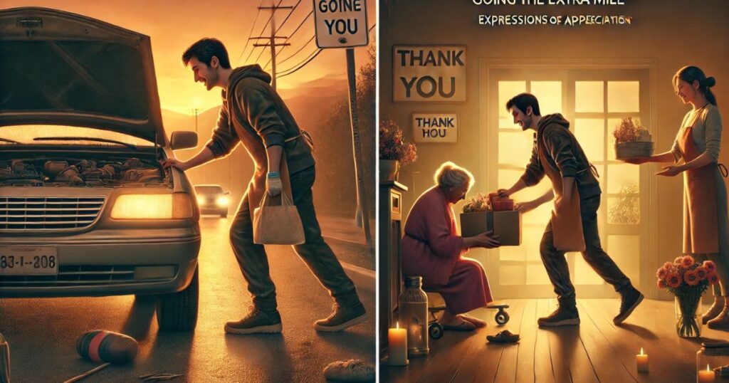 Going the Extra Mile: Expressions of Appreciation