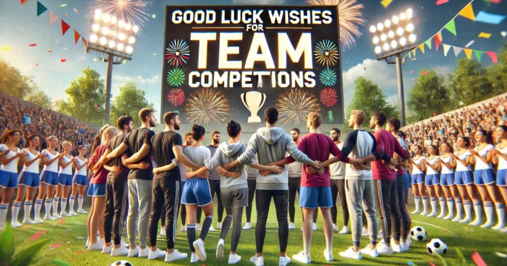 Good Luck Wishes for Team Competitions