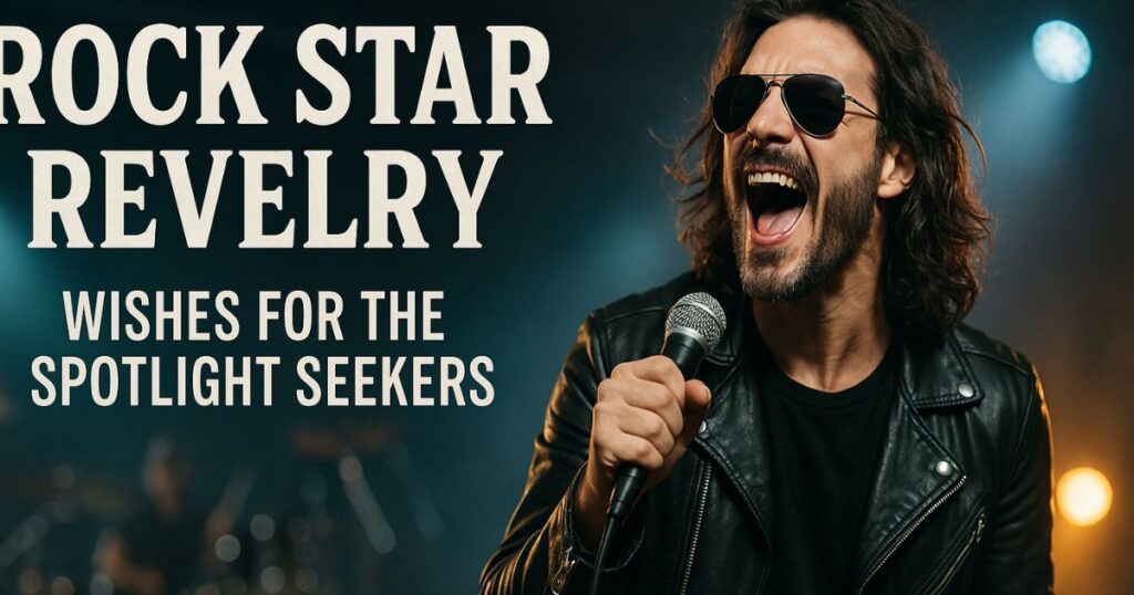 Rock Star Revelry: Wishes for the Spotlight Seekers
