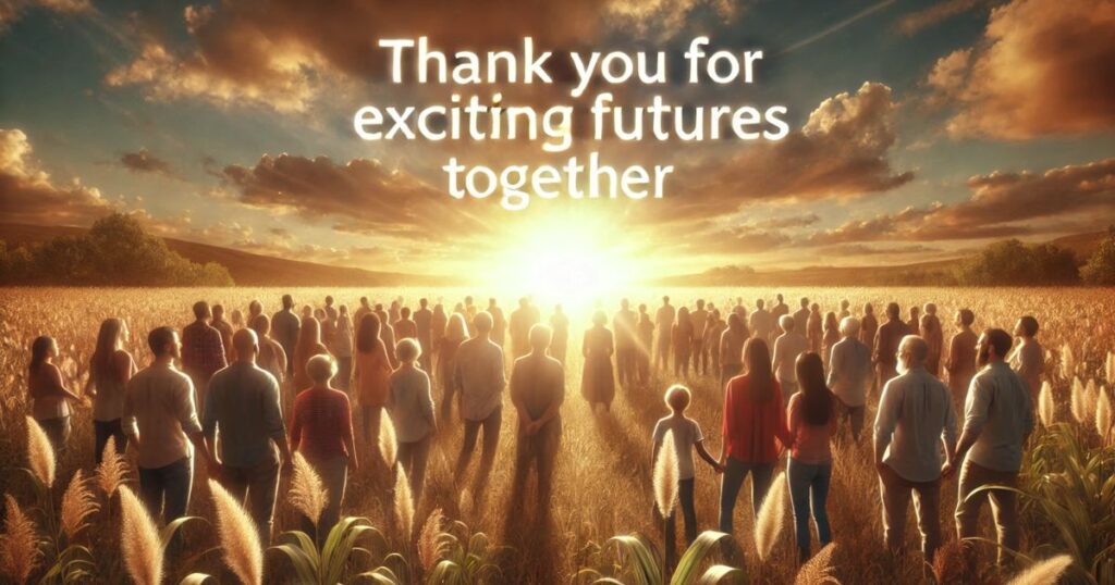 Thank You For Exciting Futures Together