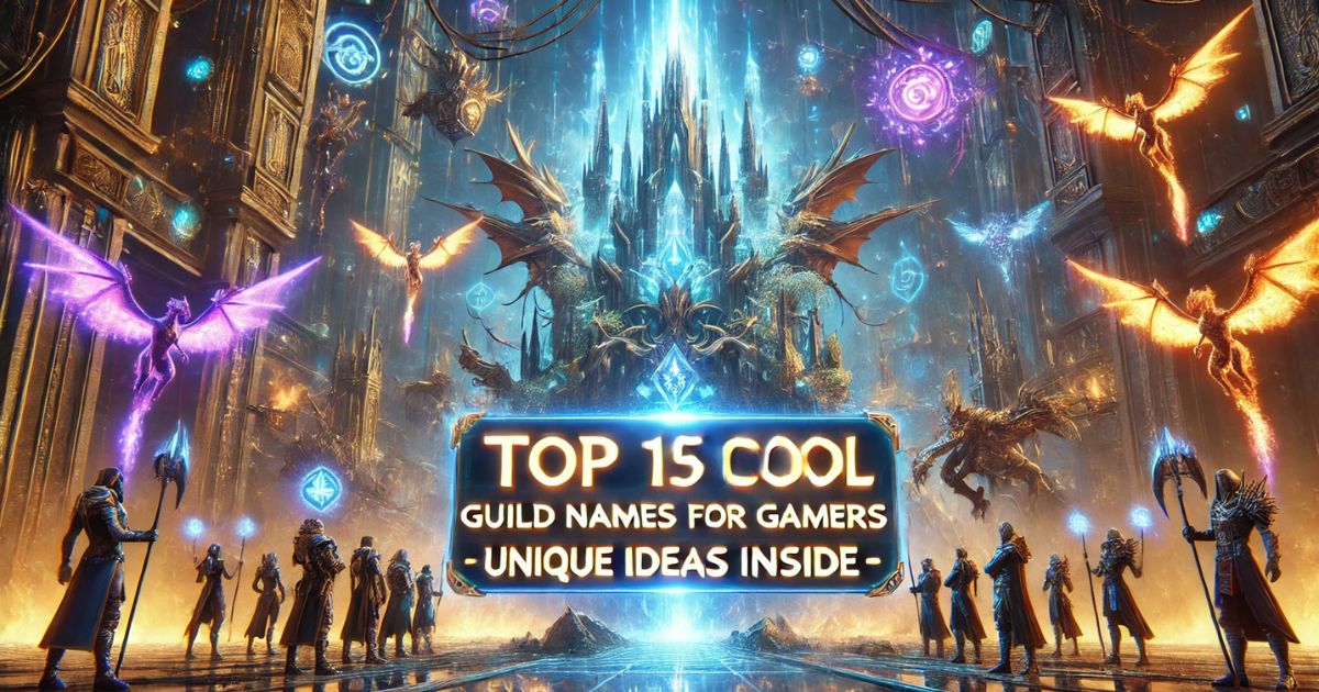 Top 15 Cool Guild Names for Gamers – Unique Ideas Inside