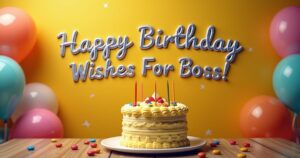 100 Happy Birthday Wishes For Boss