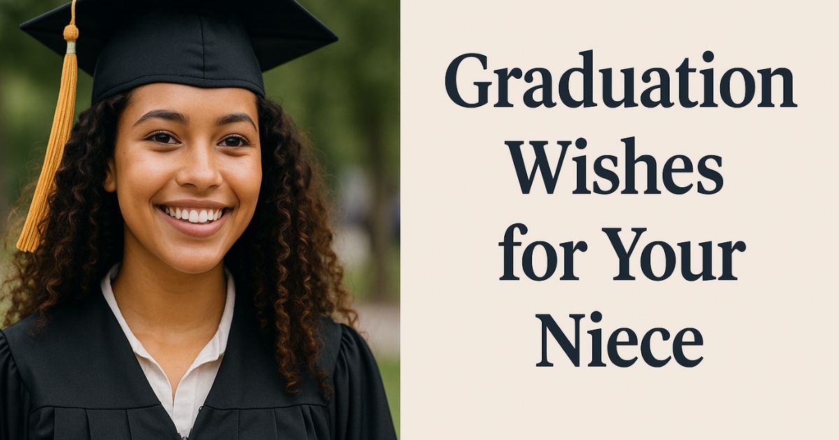 100 Heartfelt Graduation Wishes for Your Niece