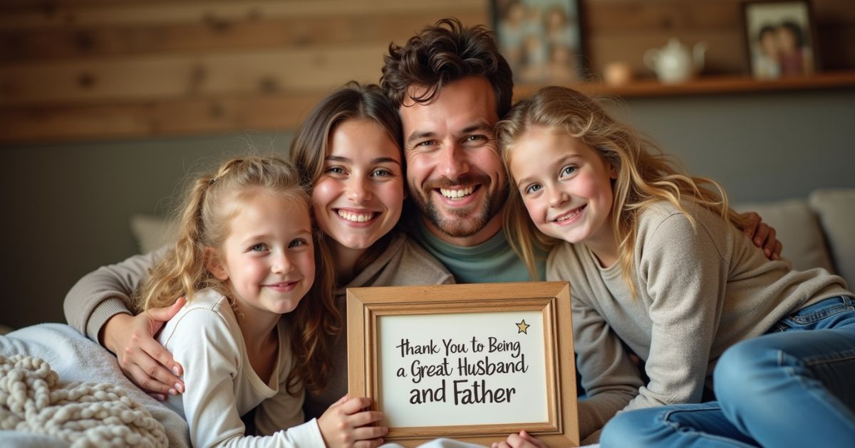 125 Thank You for Being a Great Husband and Father