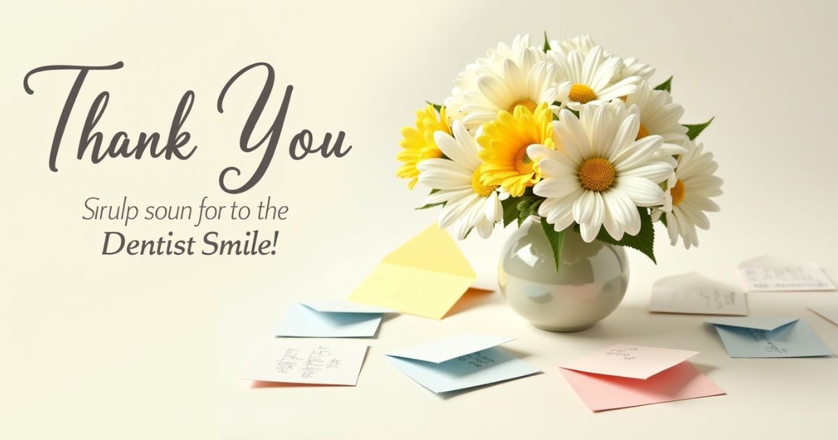 200 Heartfelt Thank You Notes That Will Make Your Dentist Smile