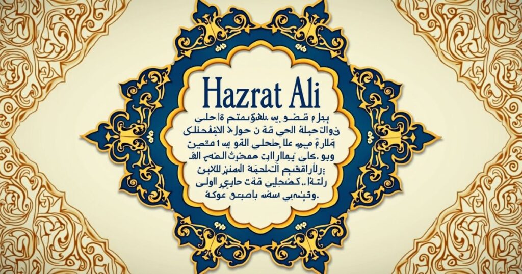 25 Hazrat Ali Quotes in Urdu
