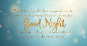40+ Good Quotes to wish a Good Night