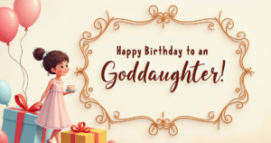 45+ Best Birthday Wishes For Goddaughter to Make her Feel Loved