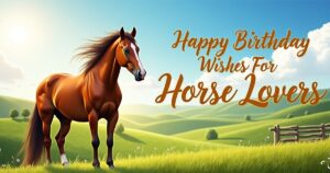 90 Birthday Wishes For Horse Lovers