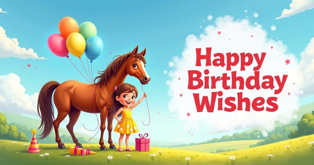 Birthday Wishes for Horse Lover Girls