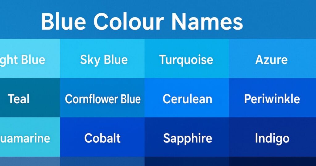 Blue Colour Names