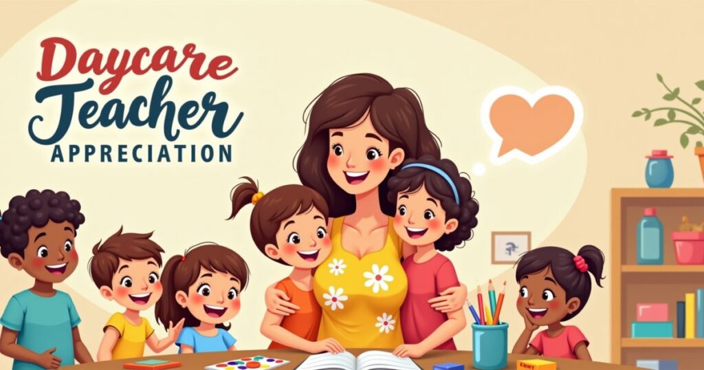 Daycare Teacher Appreciation Hashtags for Social Media