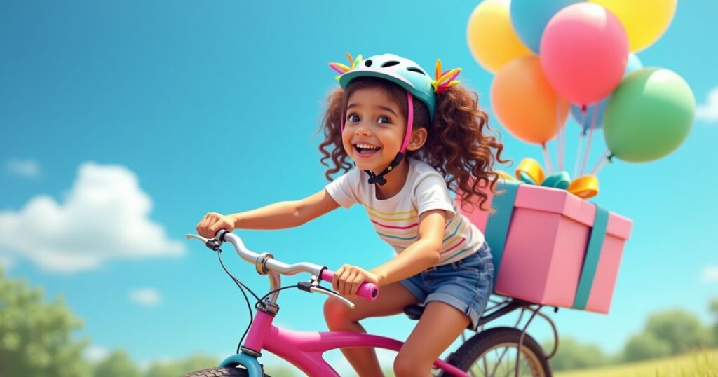 Happy Birthday Bicycle Girl
