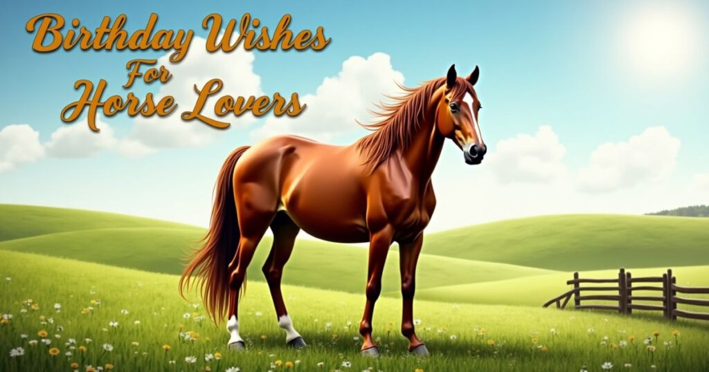 Inspirational Birthday Wishes for Horse Lovers