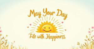“May Your Day Be Filled with Happiness” Quotes (30 Options)
