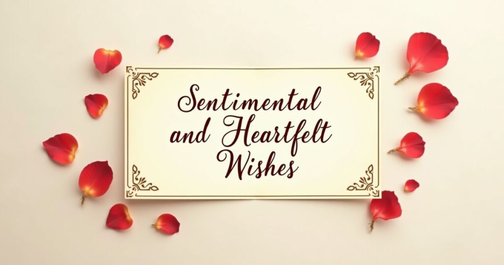 Sentimental and Heartfelt Wishes