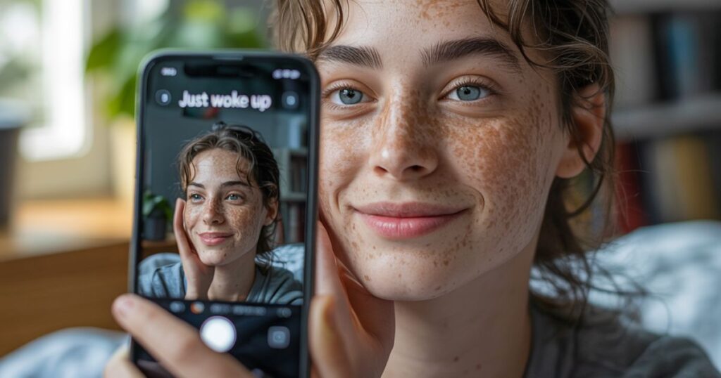 Take a selfie right now and send it to me, no filters allowed