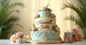 Top 100+ Thoughtful & Short Farewell Wishes On Cake