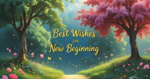 Best Wishes for New Beginning
