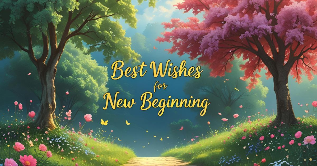 Best Wishes for New Beginning