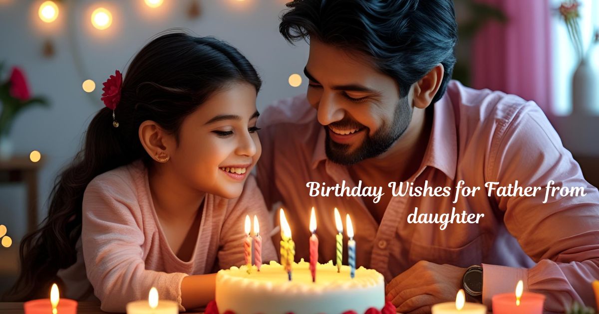 Birthday Wishes for Father from daughter