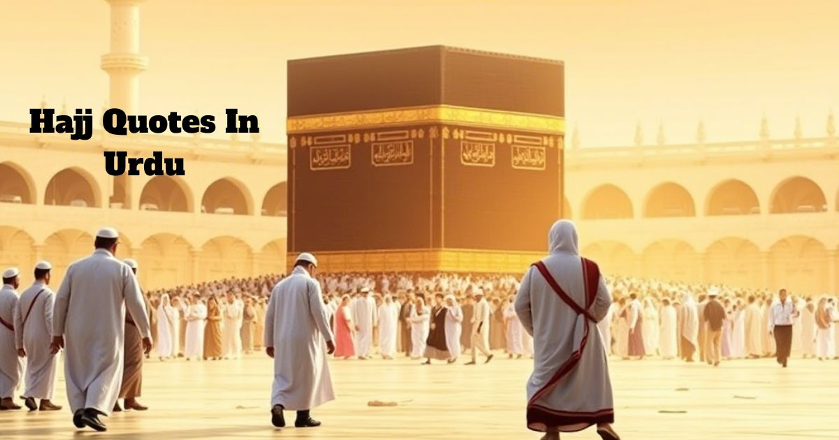 Hajj Quotes In Urdu