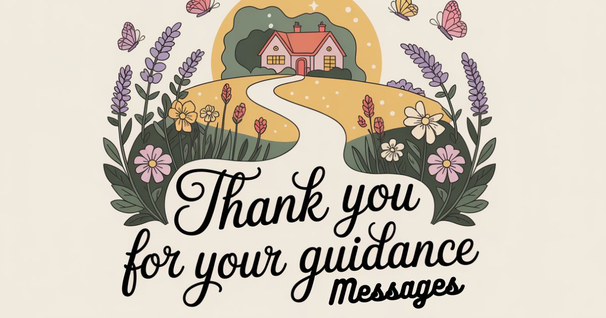 Thank You for Your Guidance Messages