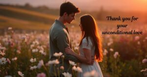 Thank you for your unconditional love