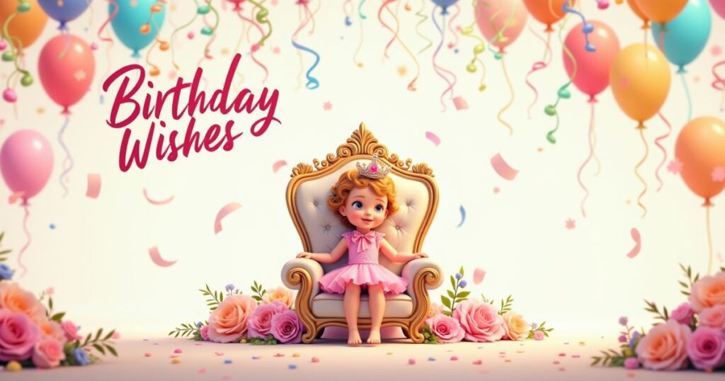 Cute Birthday Wishes for Princess