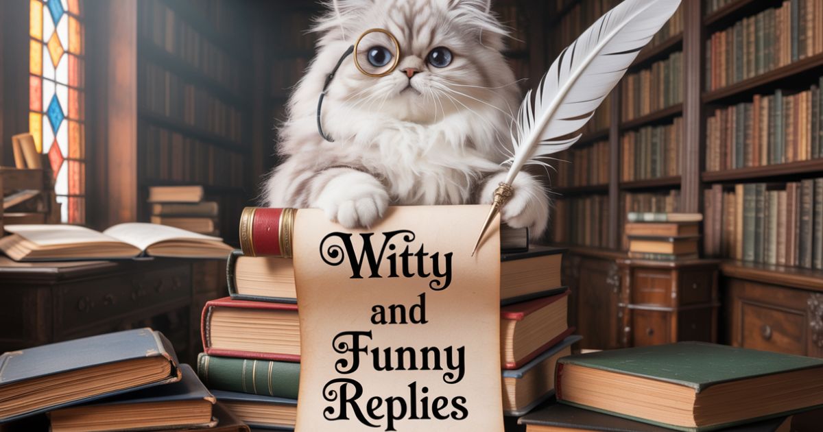 witty and funny replies
