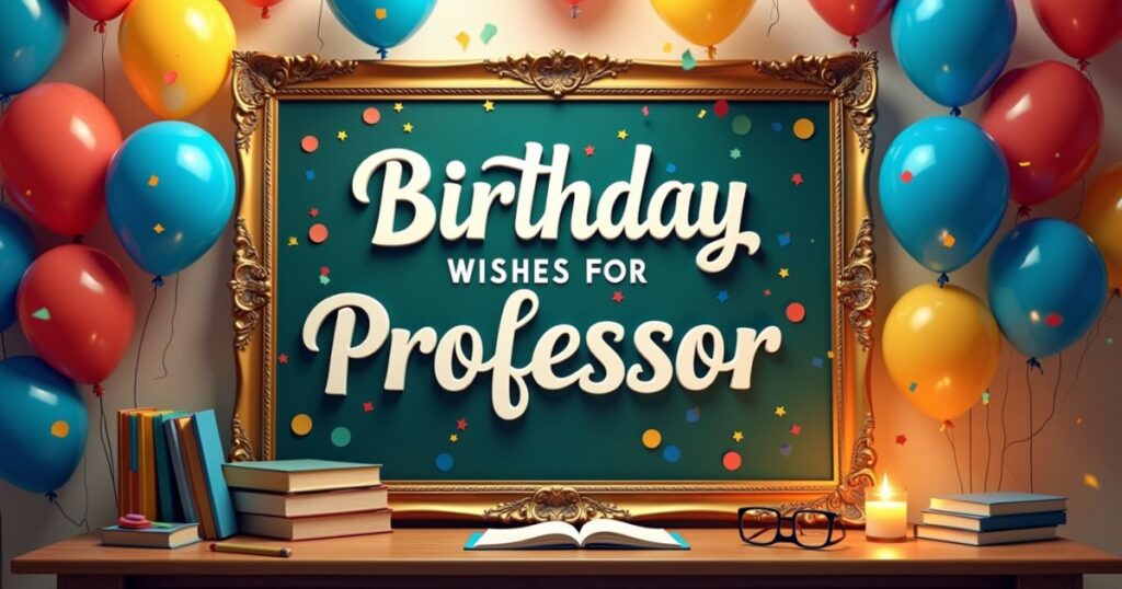 Birthday Quotes for Professor