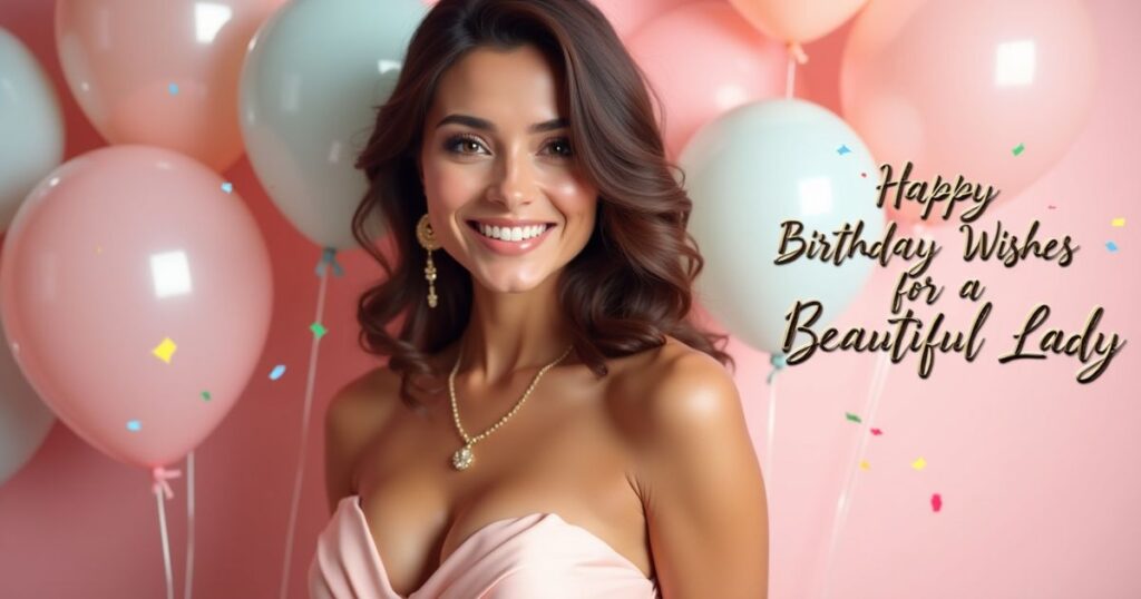 Birthday Wishes for a Beautiful Lady