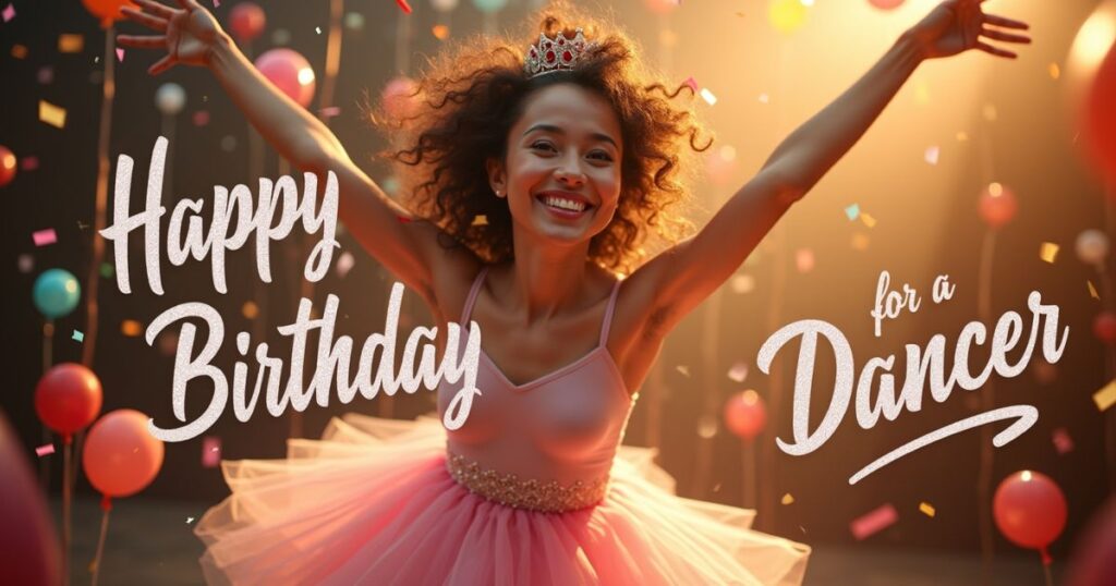 Birthday Wishes for a Dancer Based on Relationship