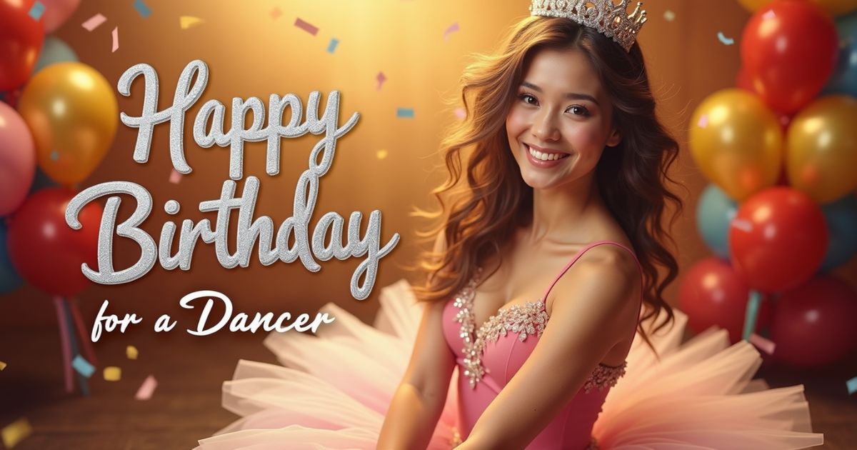 Birthday Wishes for a Dancer:
