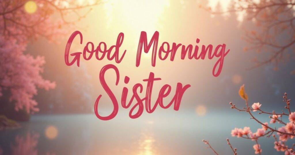 Funny and Cheerful Good Morning Quotes for Sister