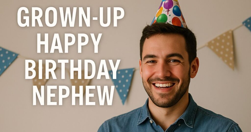Grown-Up Happy Birthday Nephew