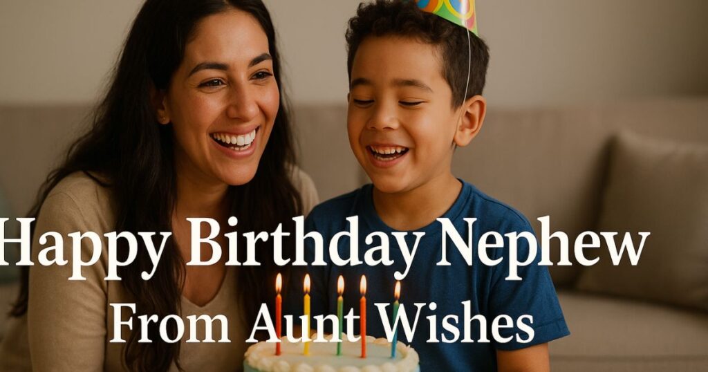 Happy Birthday Nephew From Aunt Wishes