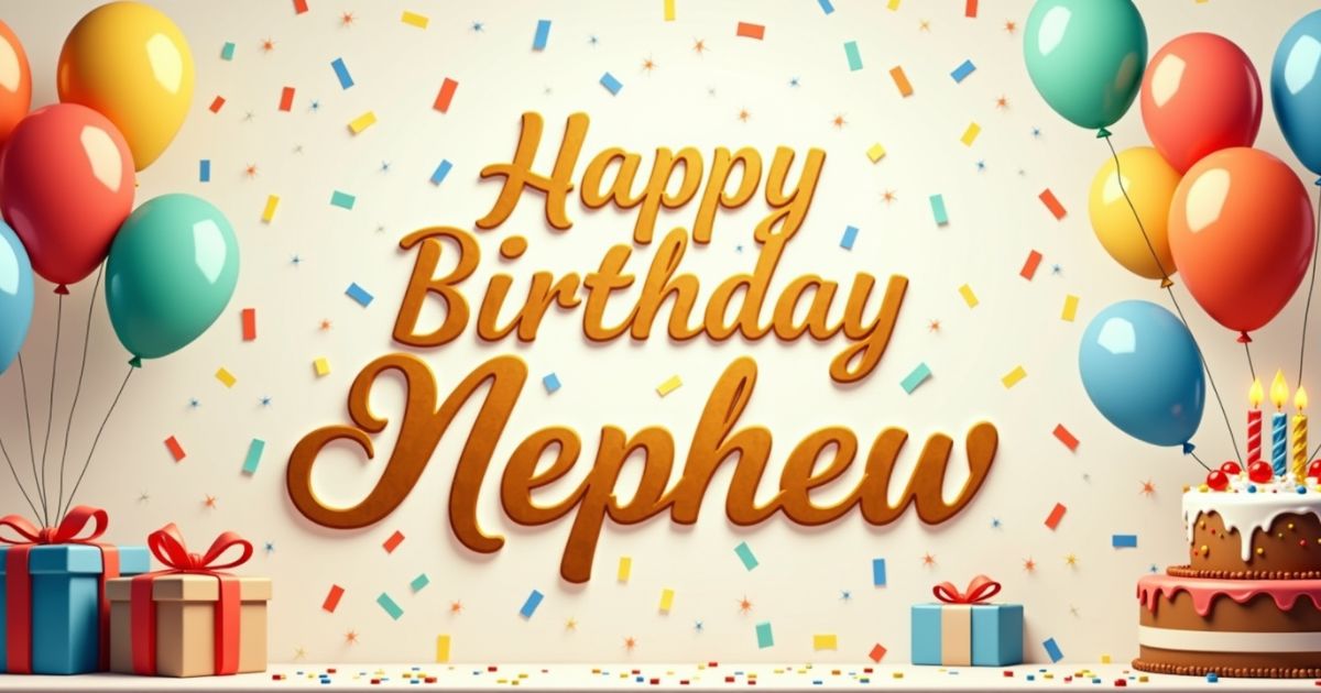 Happy Birthday Nephew